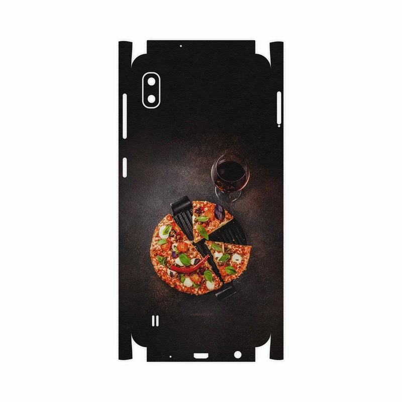 برچسب پوششی ماهوت مدل Pizza-FullSkin مناسب برای گوشی موبایل سامسونگ Galaxy A10