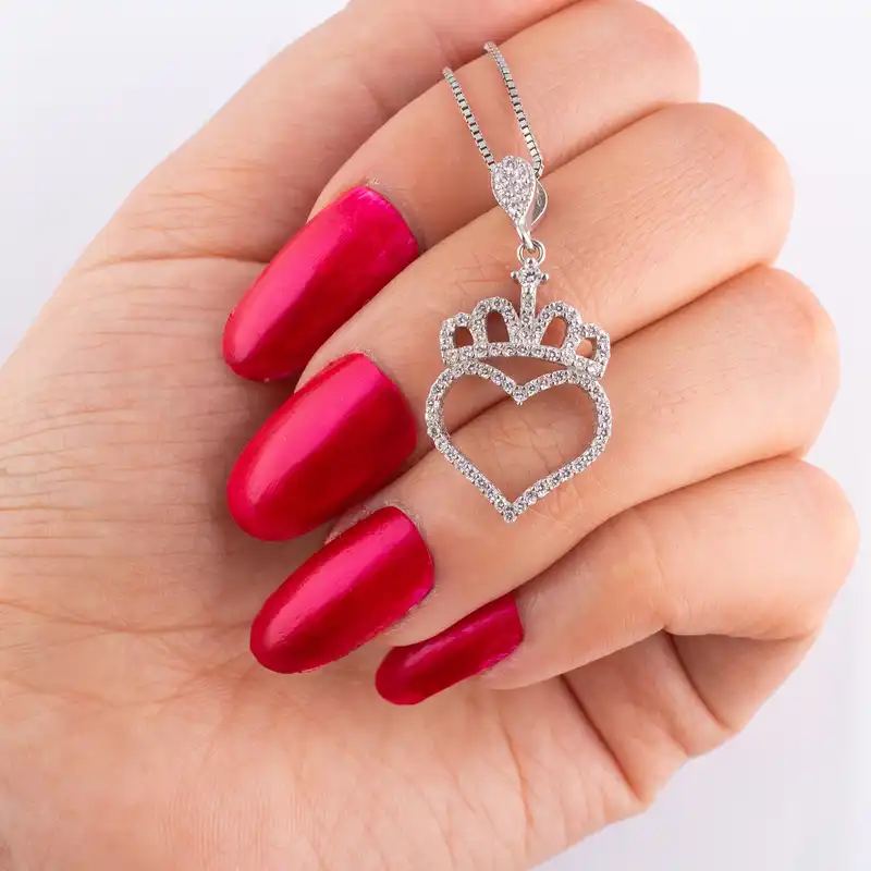 گردنبند نقره زنانه مدل AMT_M018