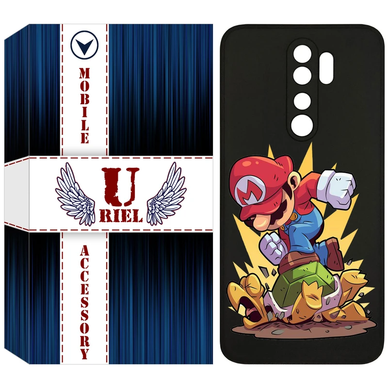 کاور یوریل قاب مدل KSH کد 64 طرح ماریو مناسب برای گوشی موبایل شیائومی Redmi Note 8 Pro