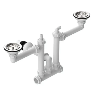 سیفون ظرفشویی محک مدل کم جا کد 362