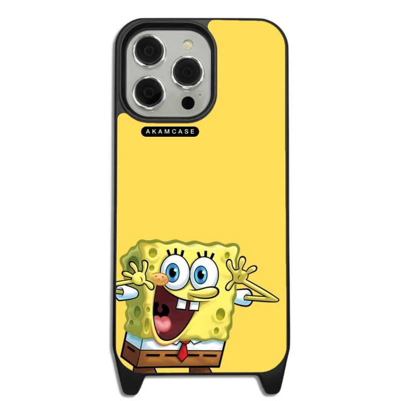 کاور آکام مدل AMC-WLA14PROMAX-SPONGE BOB11 مناسب برای گوشی موبایل اپل iPhone 14 Pro Max