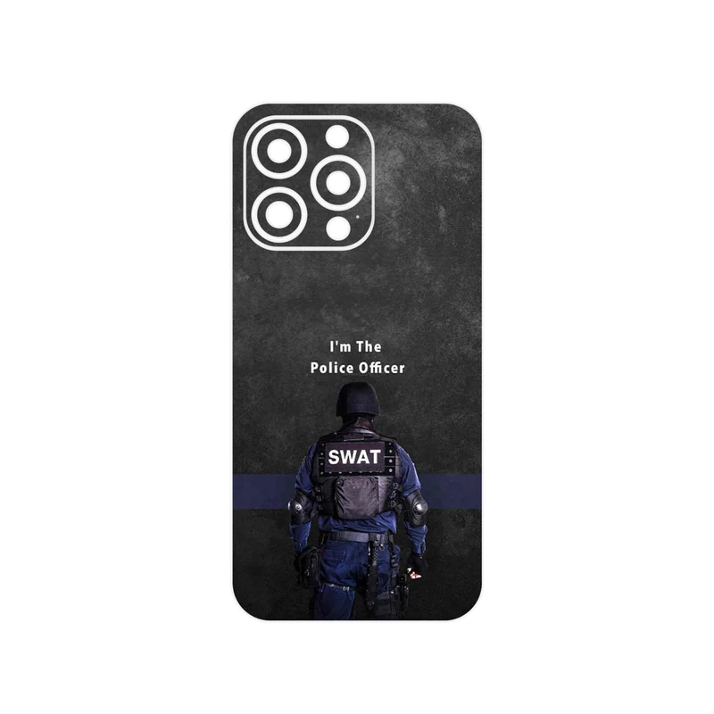 برچسب پوششی ماهوت مدل Police Officer مناسب برای گوشی موبایل اپل iPhone 13 Pro Max