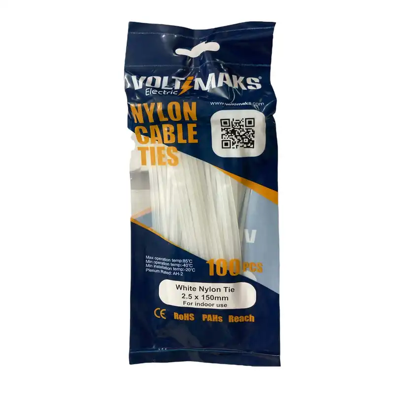 بست کمربندی ولتی مکس مدل ضدآفتاب کد 15CM بسته 100 عددی