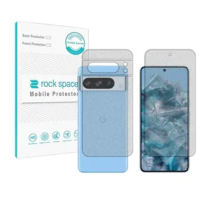 Rockspace HyGAM model gaming screen protector suitable for Google Pixel 8 pro mobile phone along with the phone back protector 