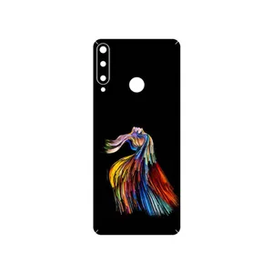 MAHOOT Rainbow Hair Digital Art Cover Sticker for Huawei Y6p