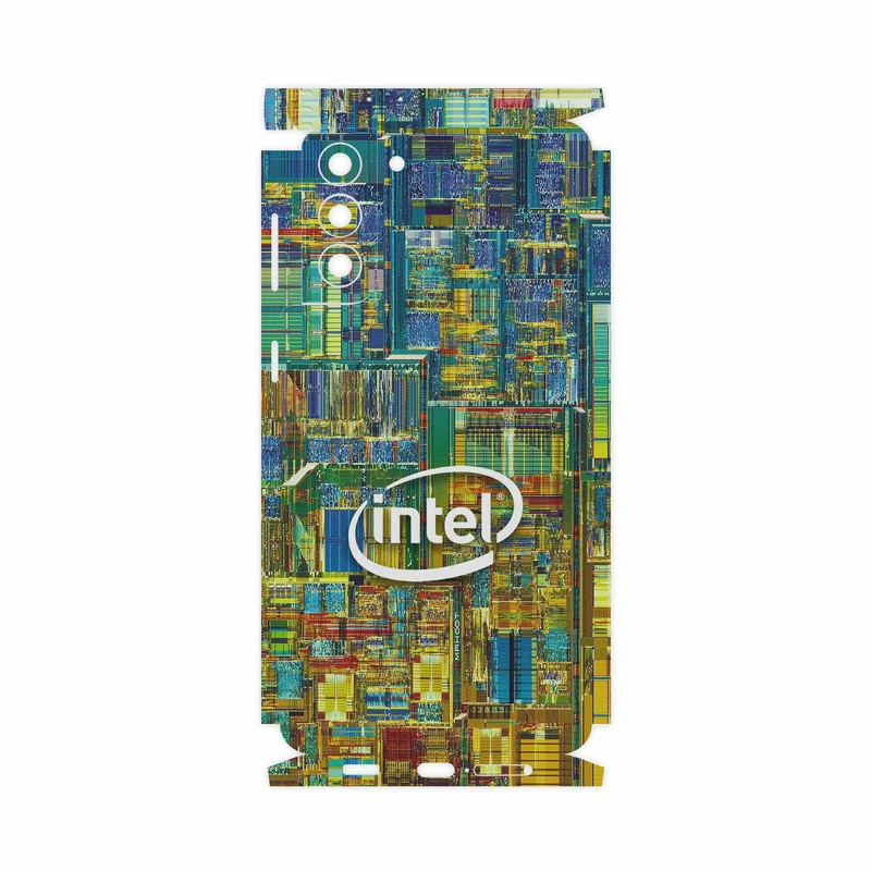 برچسب پوششی ماهوت مدل Intel Brand-FullSkin مناسب برای گوشی موبایل سامسونگ Galaxy S21 Plus 5G