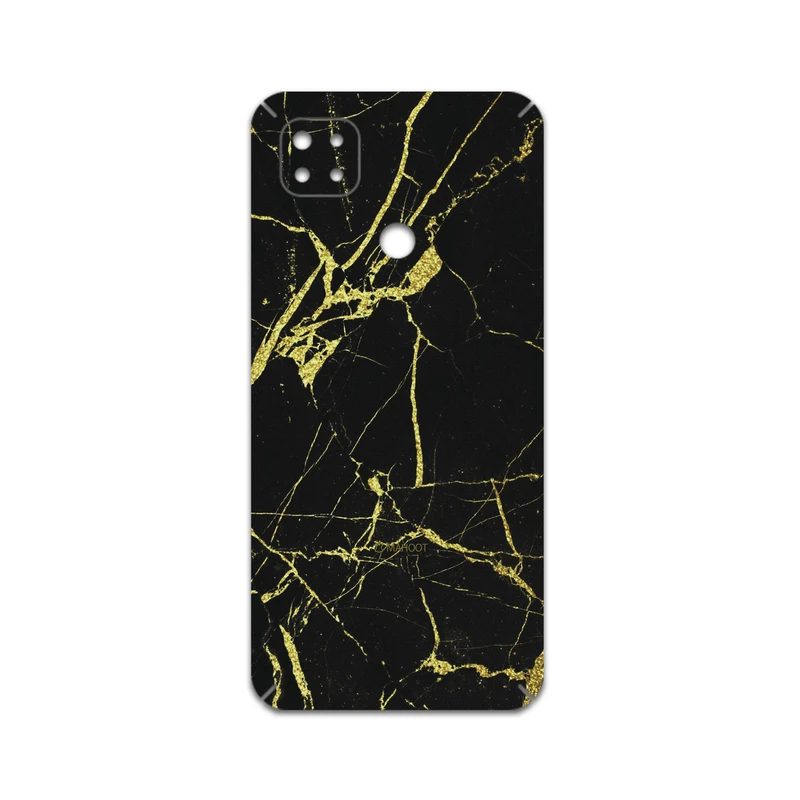 برچسب پوششی ماهوت مدل Graphite-Gold-Marble مناسب برای گوشی موبایل شیائومی Redmi 9C NFC