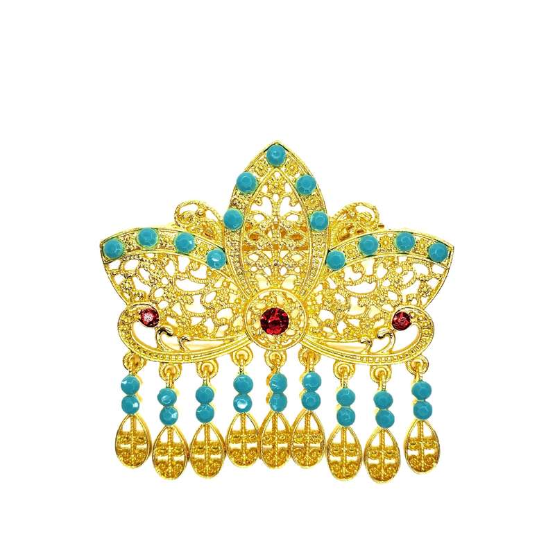 سنجاق سینه زنانه مدل تاج کد 10