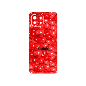 MAHOOT Youtube Cover Sticker for Xiaomi 11 Lite 5G NE