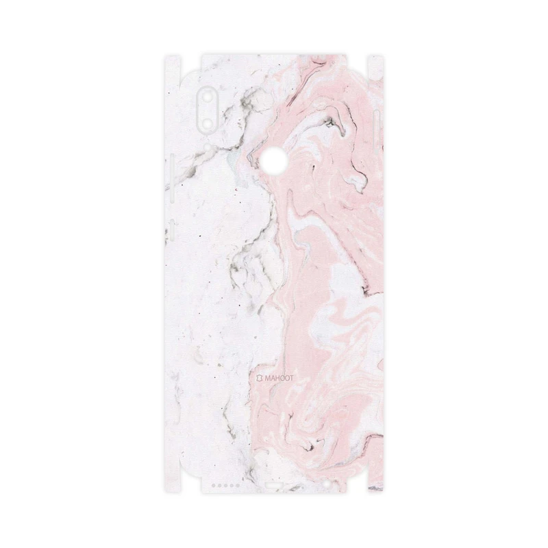 برچسب پوششی ماهوت مدل Blanco-Pink-Marble-FullSkin مناسب برای گوشی موبایل هوآوی Y9 2019