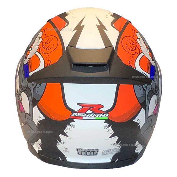 کلاه کاسکت راپیدو مدل فک متحرک عینک دار کد ZIF_02