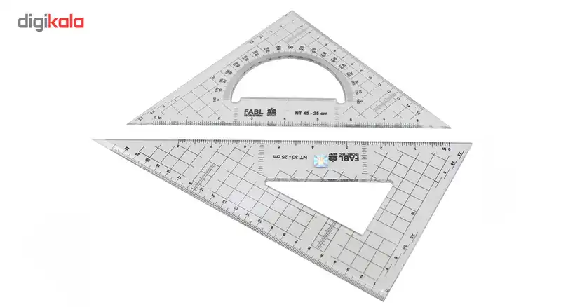 ست گونیا 30 و 45 درجه فابل کد FB408