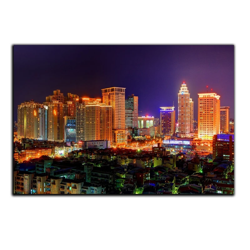 تابلو شاسی بکلیت طرح منظره شهر در شب مدل SH-465