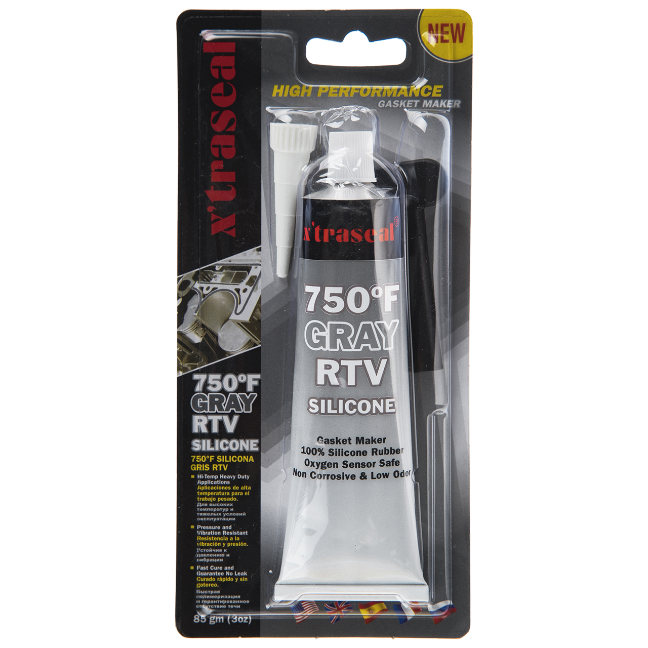 چسب سیلیکونی مدل Gray RTV مقدار 85 گرم