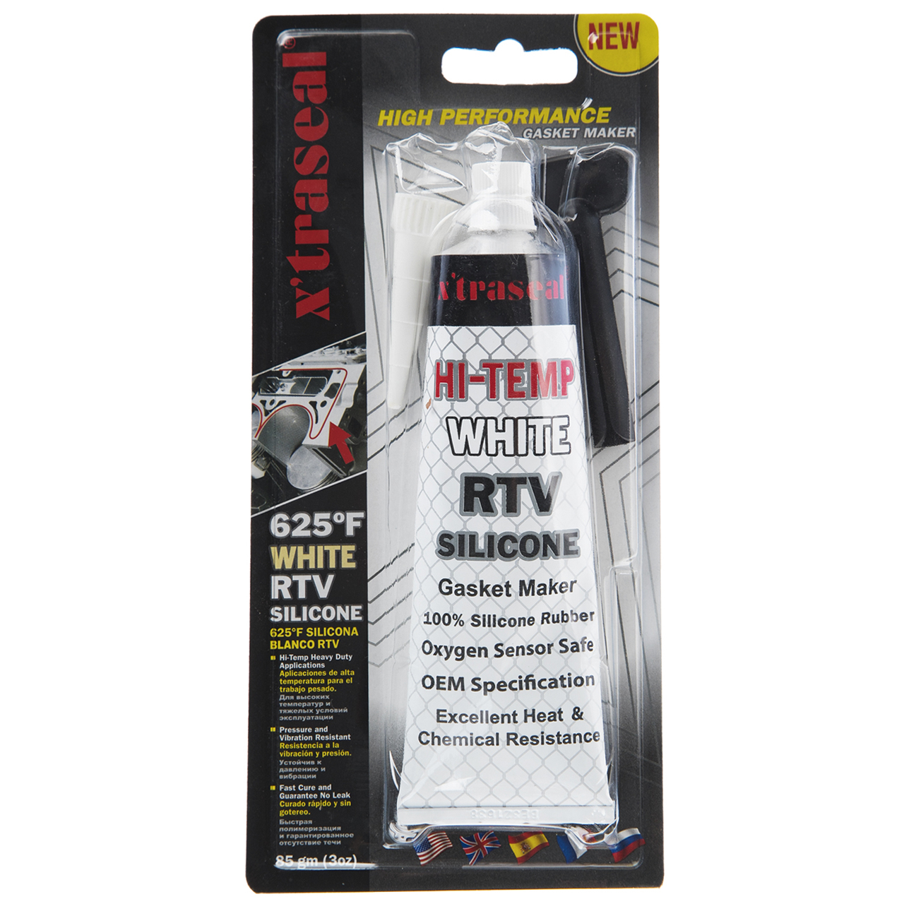 چسب سیلیکونی مدل White RTV  مقدار 85 گرم