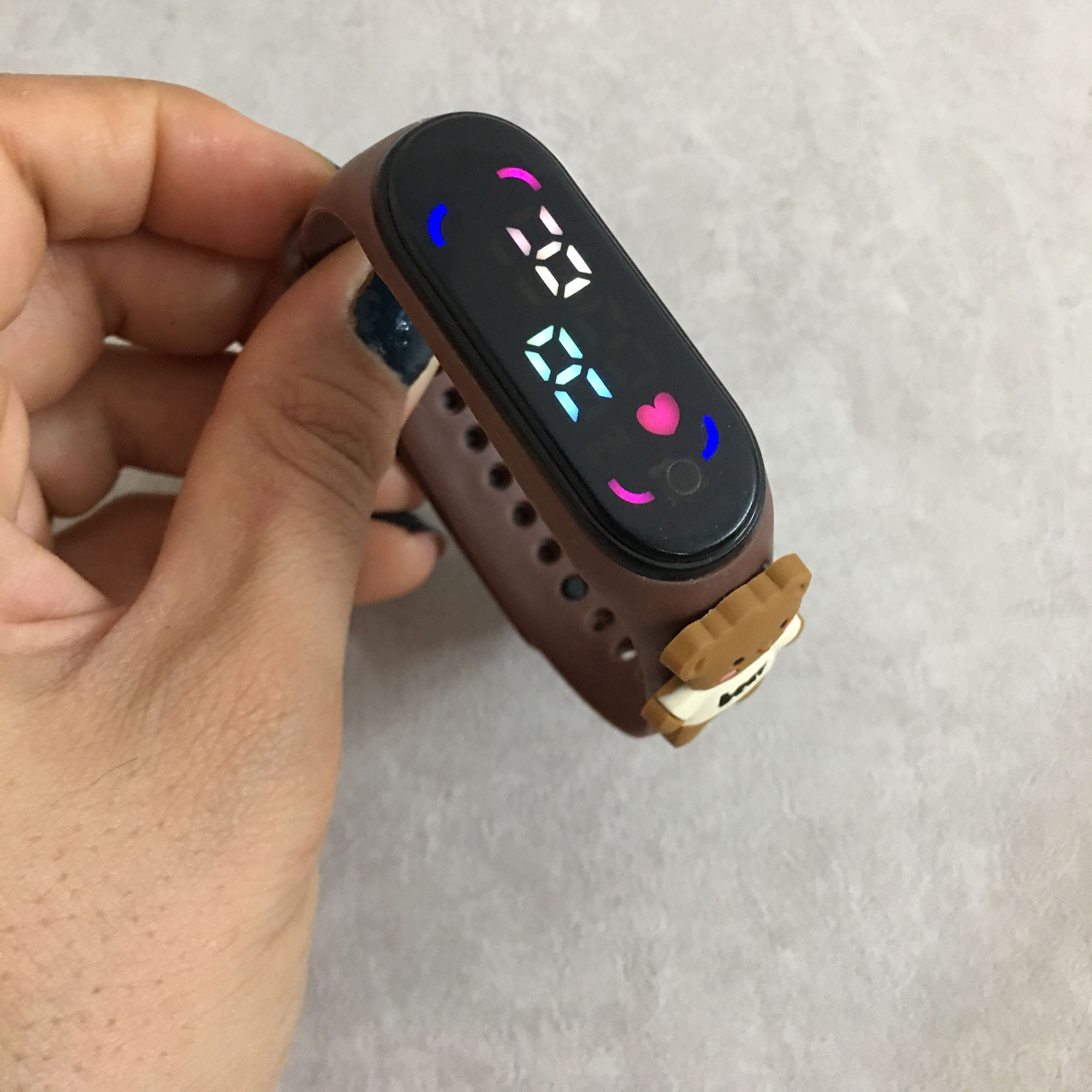 ساعت مچی دیجیتال بچگانه مدل ضدآب سیلیکونی LED طرح تدی کد 33 ساعت مچی دیجیتال بچگانه مدل ضدآب سیلیکونی LED طرح تدی کد 33