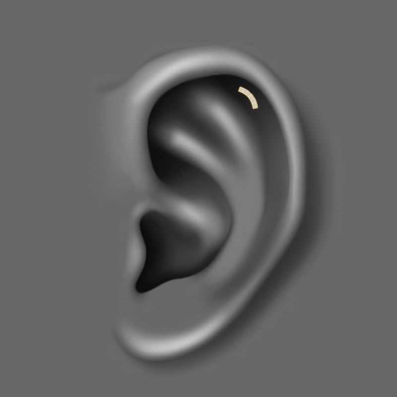 پیرسینگ گوش زنانه اقلیمه مدل HS227 پیرسینگ گوش زنانه اقلیمه مدل HS227