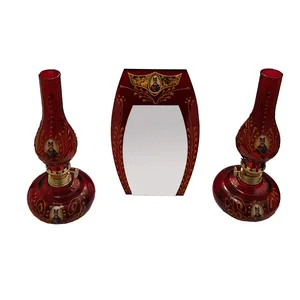آینه و چراغ طرح قاجار کد 556