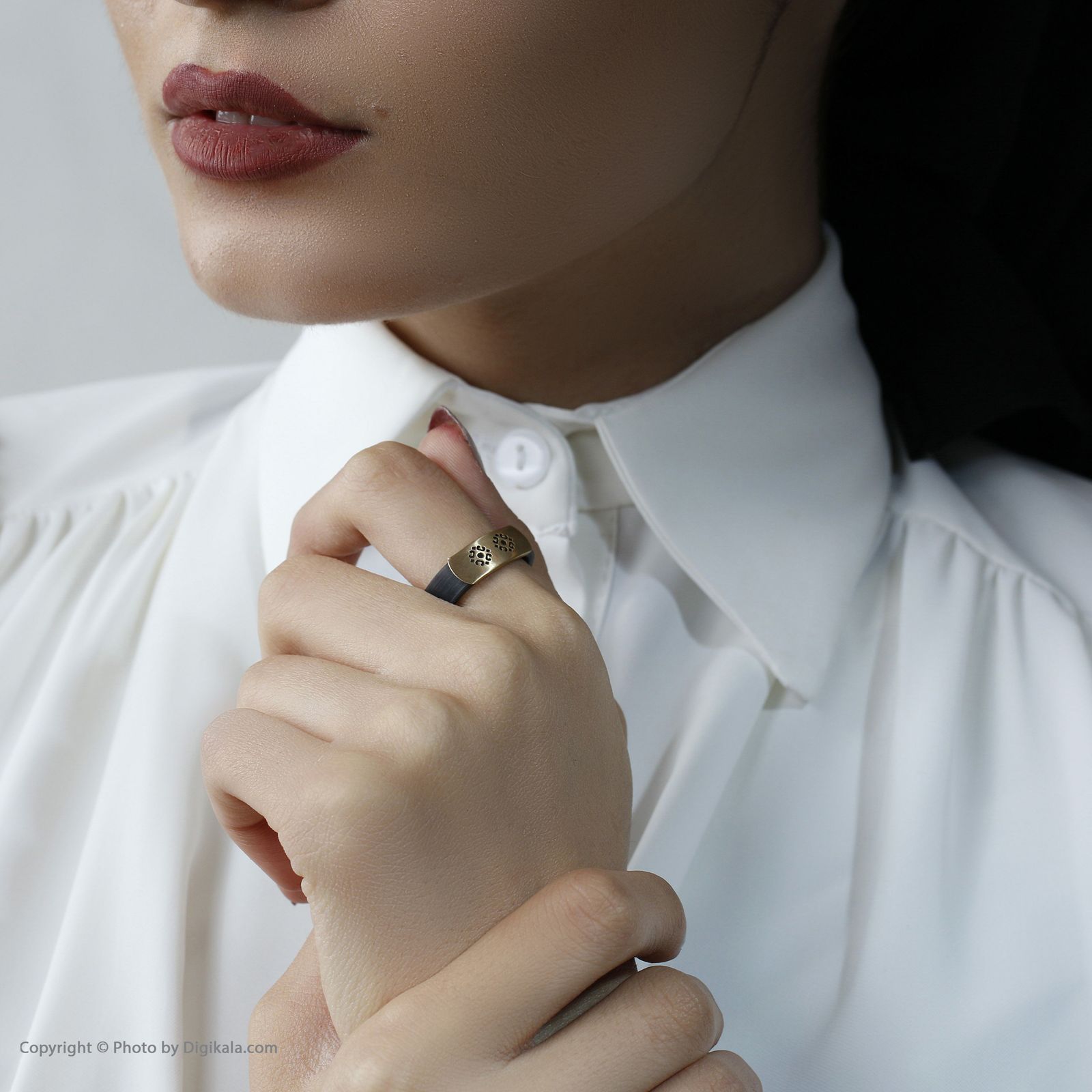 انگشتر طلا 18 عیار زنانه مایا ماهک مدل MR0223 -  - 2