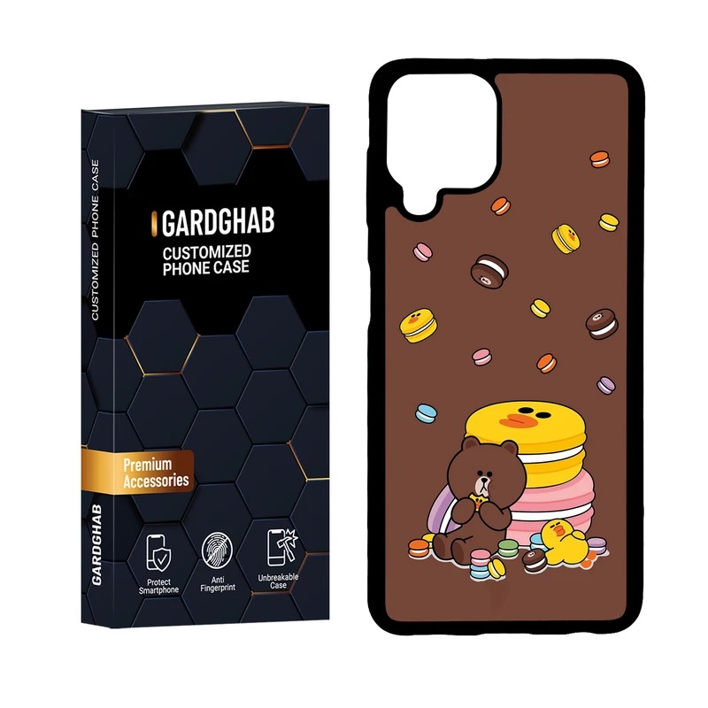  کاور گارد قاب مدل پشت گلس فانتزی مناسب برای گوشی موبایل سامسونگ Galaxy A22 4G