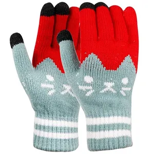 دستکش بافتنی زنانه مدل 1-memo