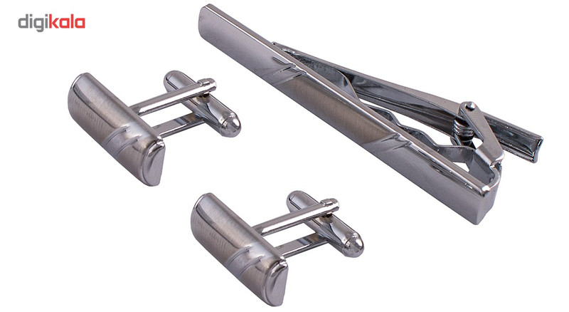 ست دکمه سر دست و گیره کراوات واته مدل Baya03