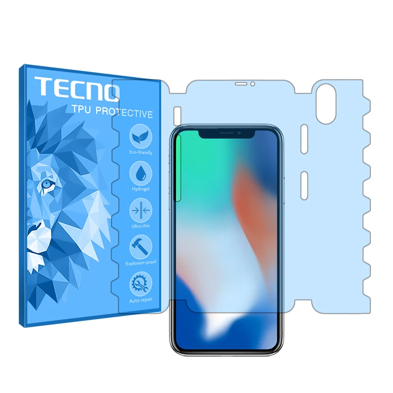 محافظ صفحه نمایش آنتی بلو تکنو مدل HyBLU مناسب برای گوشی موبایل اپل iPhone X