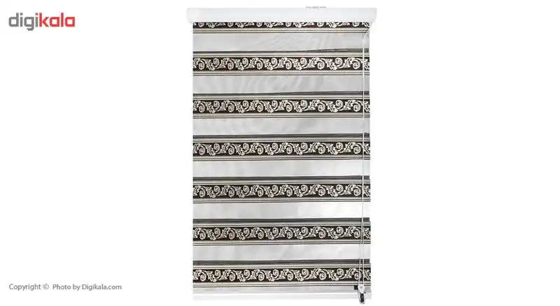 پرده زبرا زیو کد 595 سایز 180 × 110 سانتی‌ متر