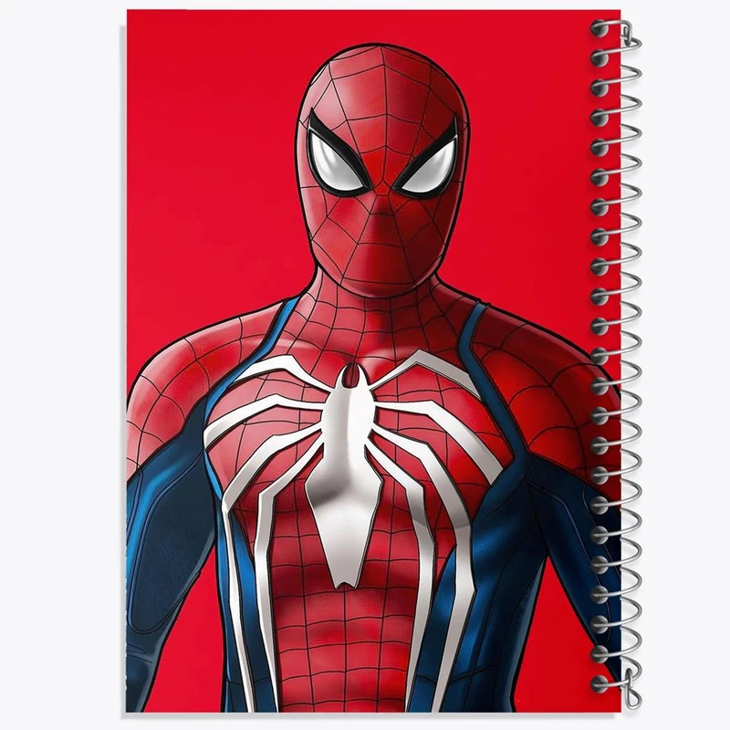 دفتر مشق 50 برگ خندالو مدل مرد عنکبوتی Spider Man  کد 13192