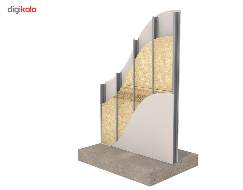 پشم سنگ تخته ای فروشگاه عایق ایران مدل دانسیته 150Kg/m3 ضخامت 5cm بسته 5 عددی 3.60 متر مربع