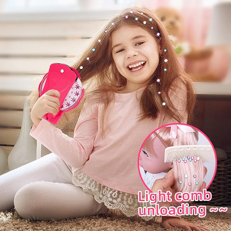 ست اسباب بازی لوازم آرایشی مدل نگین زن مو کد 15-902
