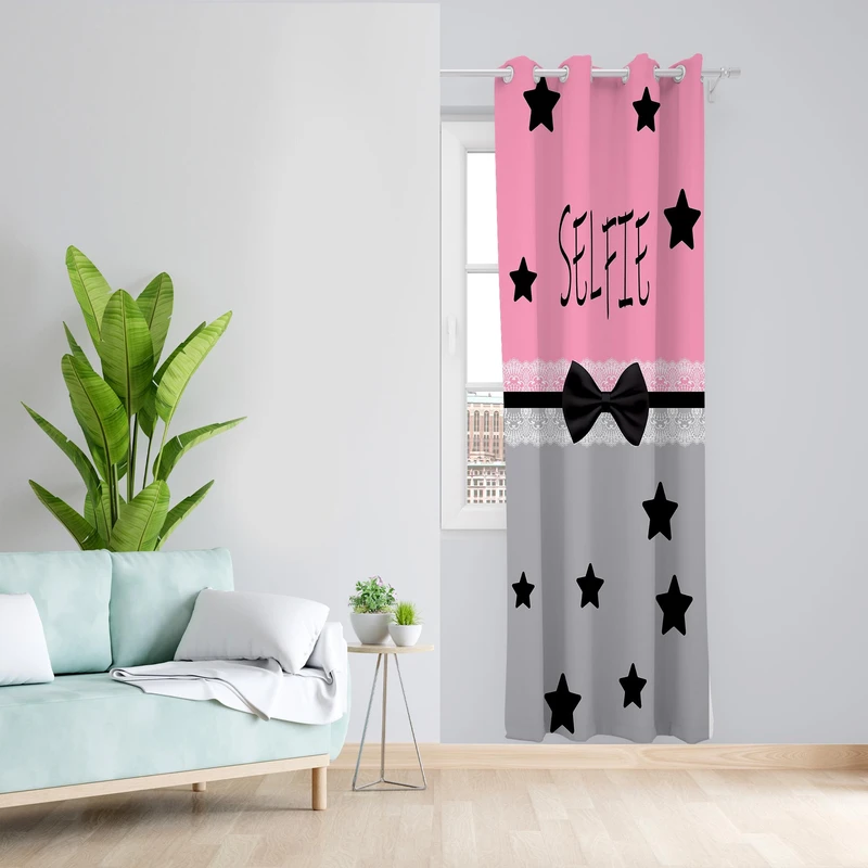 پرده مدل مخمل پانچی کد 1191سایز 140x200 سانتی متر