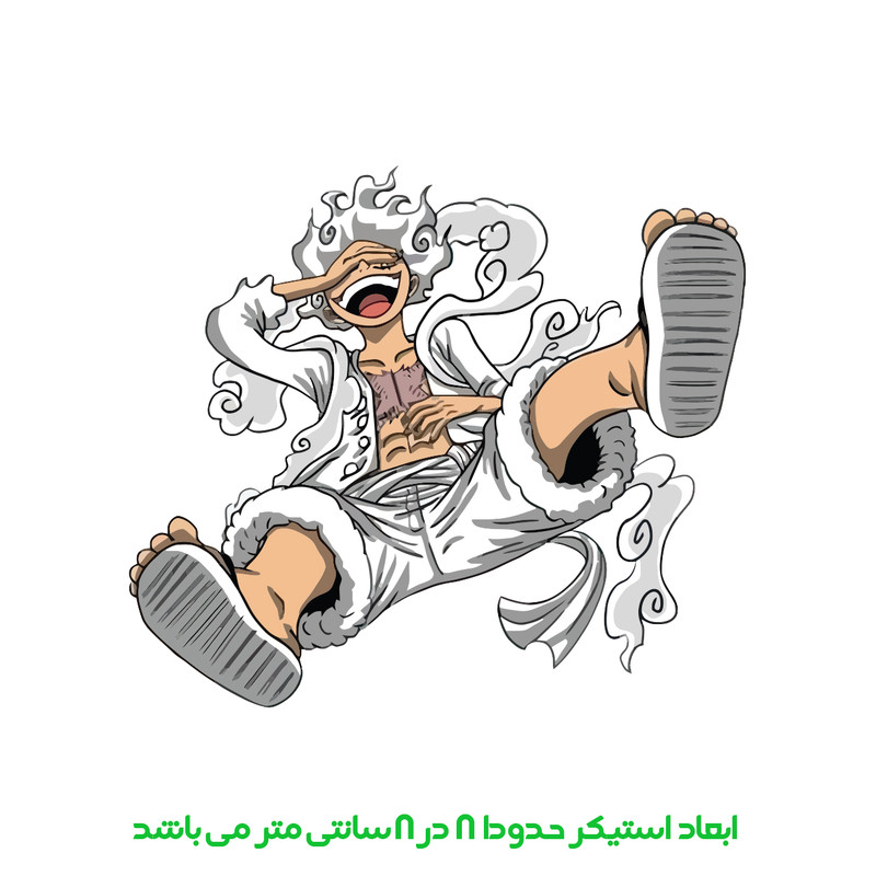 برچسب لپ تاپ پویا مارکت طرح انیمه کد 3415
