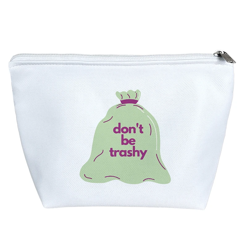 کیف لوازم آرایش دخترانه خندالو مدل زباله نباشید کد 9402