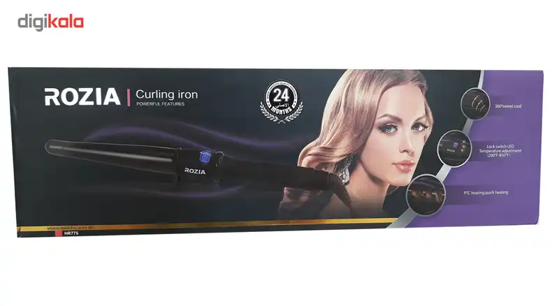 فر کننده مو روزیا مدل HR775 سایز 32 میلی متر