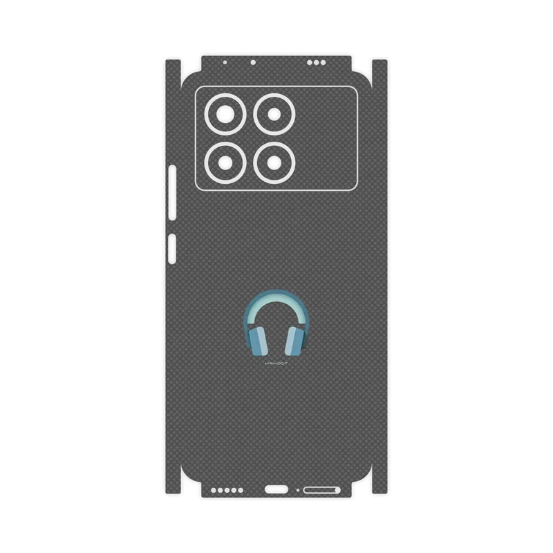 برچسب پوششی ماهوت مدل Minimal Headphone Icon-FullSkin مناسب برای گوشی موبایل شیائومی Poco X6 Pro
