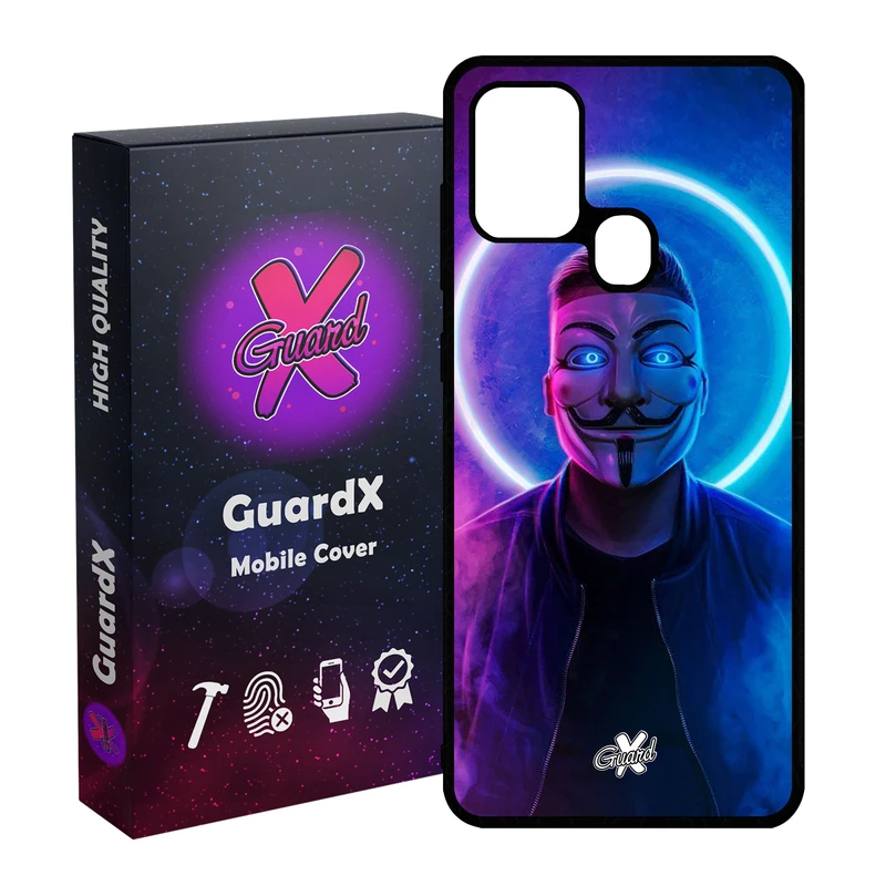 کاور گارد ایکس طرح Anonymous مدل Glass10043 مناسب برای گوشی موبایل سامسونگ Galaxy A21s