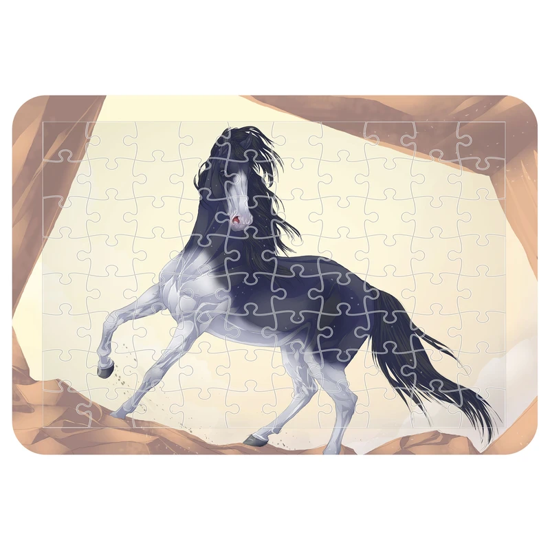 پازل 54 تکه مدل CHB1598 طرح انیمیشن اسب