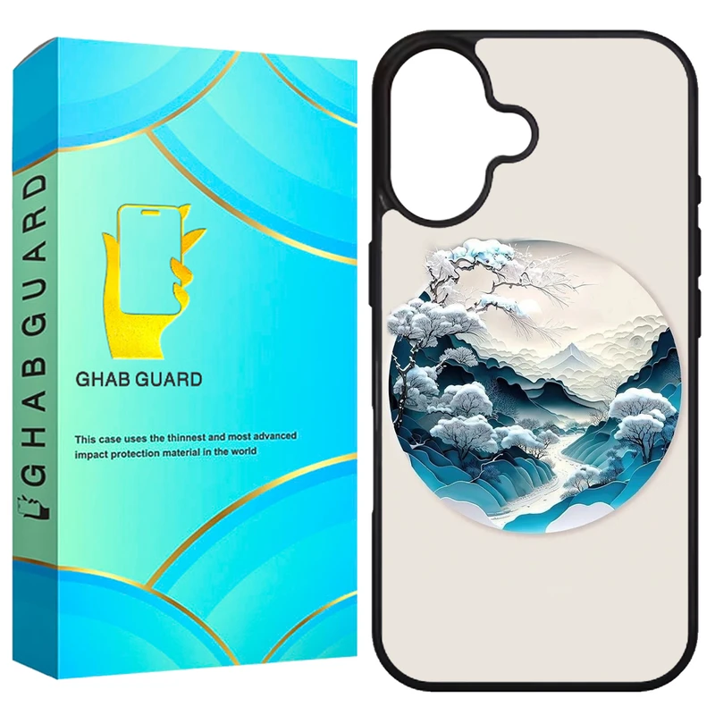 کاور قاب گارد طرح طبیعت مدل G16PL مناسب برای گوشی موبایل اپل iPhone 16 Plus