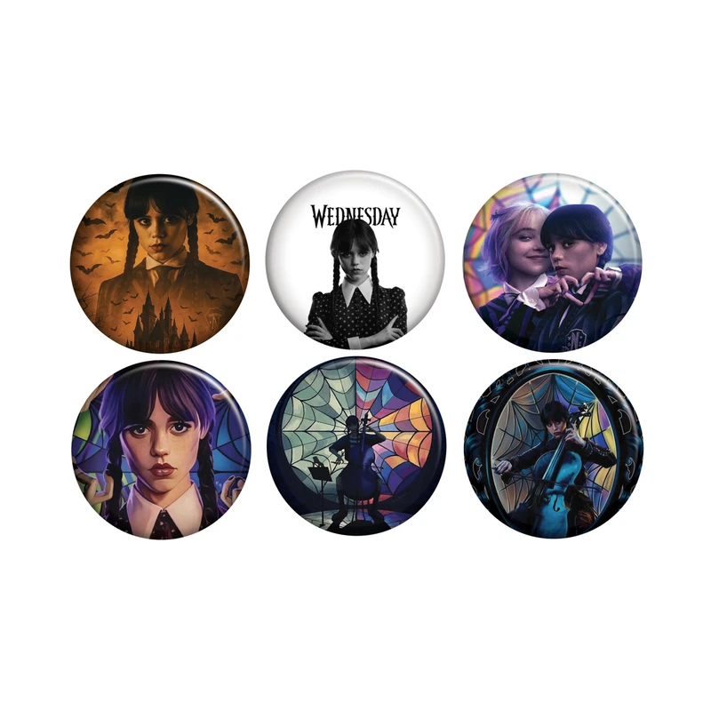 پیکسل ابیگل طرح سریال ونزدی جنا اورتگا کد 031 مجموعه 6 عددی