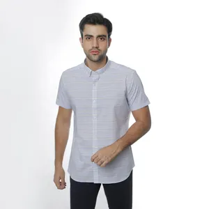 پیراهن آستین کوتاه مردانه کیکی رایکی مدل MBB20006-373