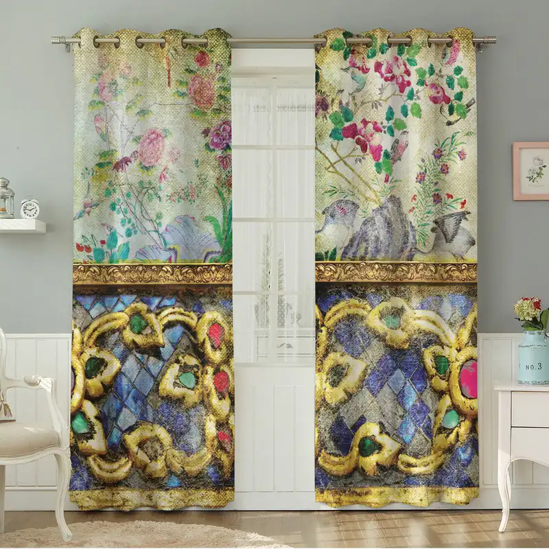 پرده نیروانا طرح مدرن  مدل مخمل کد 4715 سایز 140×280 سانتی متر