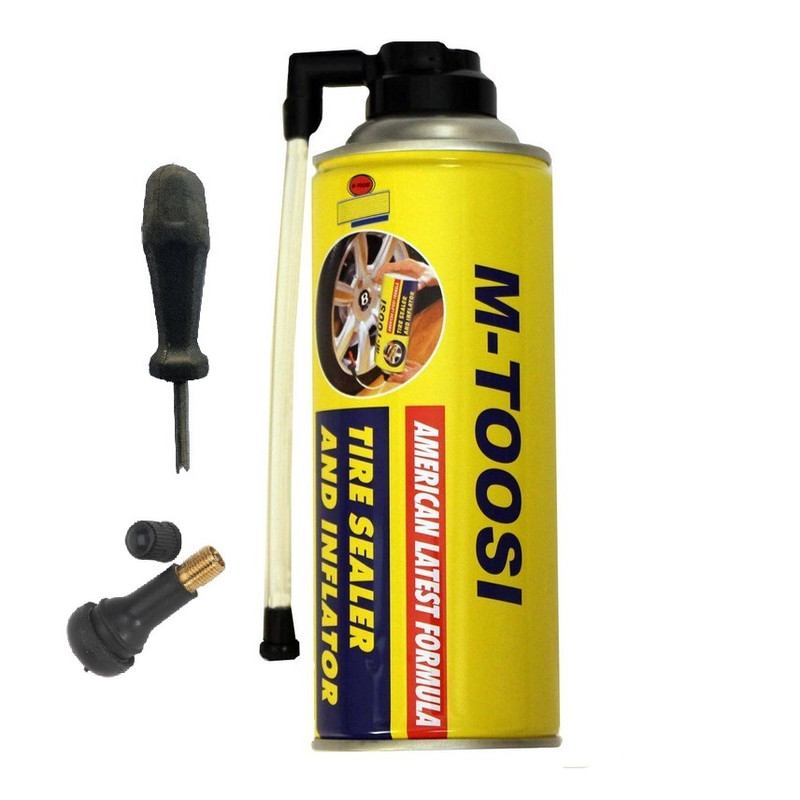 اسپری رفع پنچری لاستیک ام طوسی مدل 331200 حجم 450 میلی لیتر