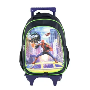 کوله پشتی چرخ دار طرح مرد عنکبوتی کد 6008900