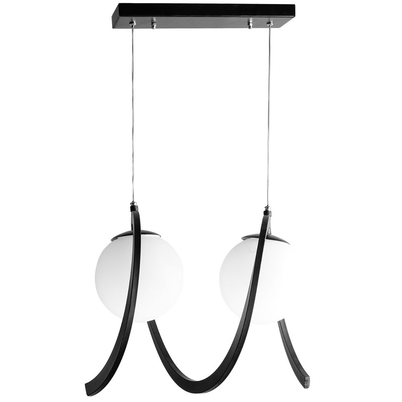لوستر دو شعله چشمه نور کد A1260/2-WT