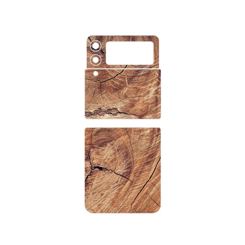 برچسب پوششی ماهوت مدل Wood Texture 5 مناسب برای گوشی موبایل سامسونگ Galaxy Z Flip3 5G