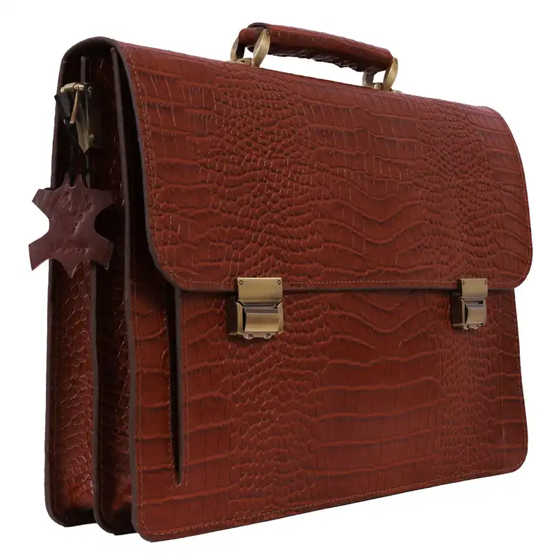 کیف اداری چرم اشرافی مدل سامیار کد 4