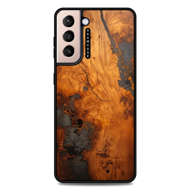 کاور آکام مدل AMC-WSGS21P-WOOD-15 مناسب برای گوشی موبایل سامسونگ Galaxy S21 Plus