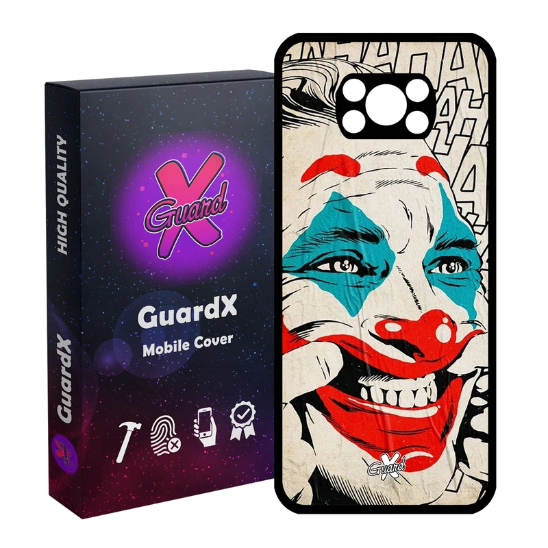 کاور گارد ایکس طرح Joker مدل Glass10128 مناسب برای گوشی موبایل شیائومی Poco X3 / Poco X3 NFC