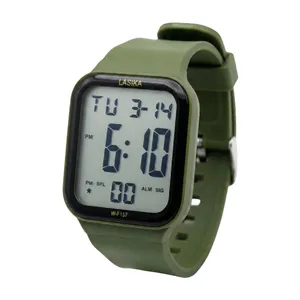 ساعت مچی دیجیتال لاسیکا مدل اسپرت تک زمانه کرنوگراف بند پیو کد L1